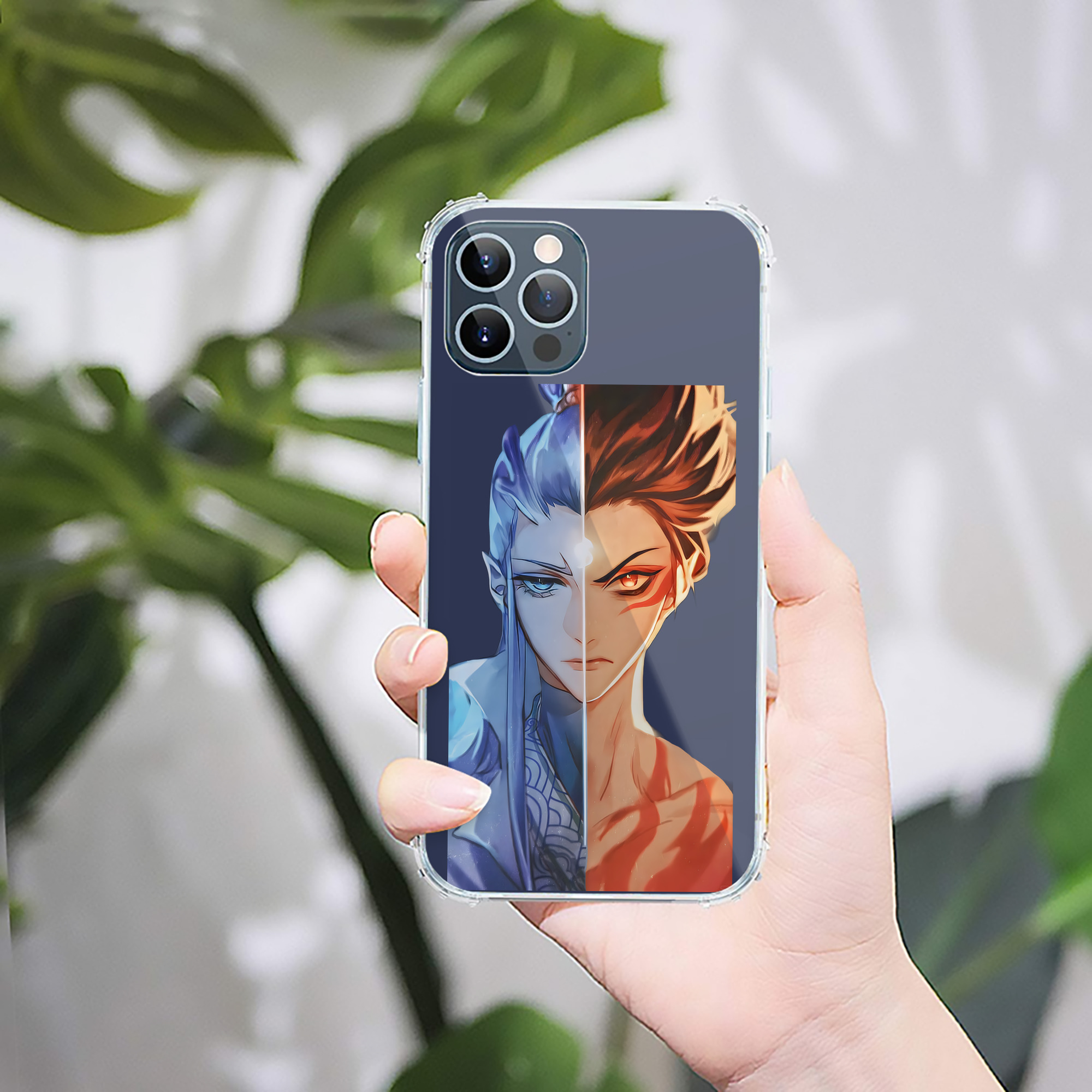 （画像用） Ne Zha 2 ナタ 魔童の大暴れ 【iPhone 12シリーズ対応】透明スマホケース（クリアソフトケース）
